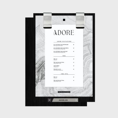 BẢNG MENU